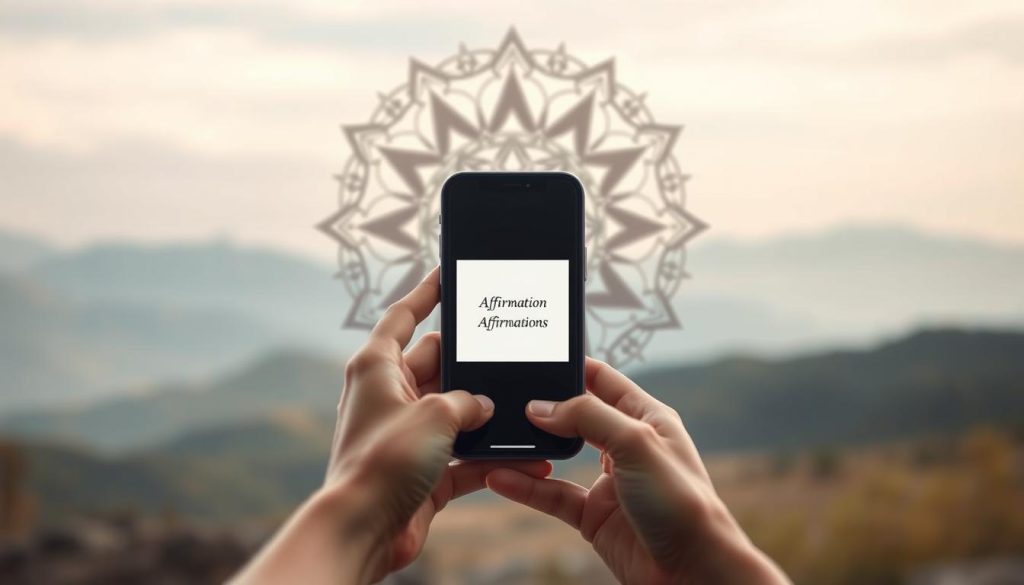how to use the app for daily affirmations