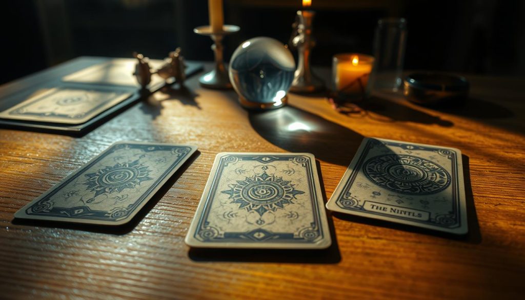 tarot three cards layout